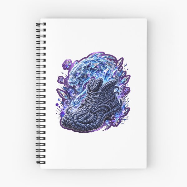 Item preview, Blueberry Crystal Panther Fantasy Footwear Sticker designed and sold by Imaginarium of Chaos falcon88 .