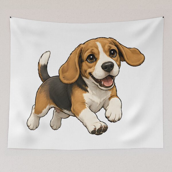 Item preview, Cute Beagle Dog Illustration | Beagle Puppy Art | Dog Lover Design designed and sold by NeutronDesign.