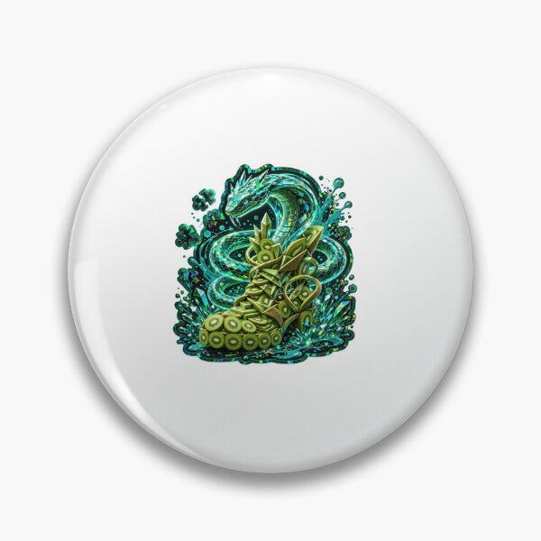 Item preview, Emerald Kiwi Cobra Fantasy Footwear Sticker designed and sold by Imaginarium of Chaos falcon88 .