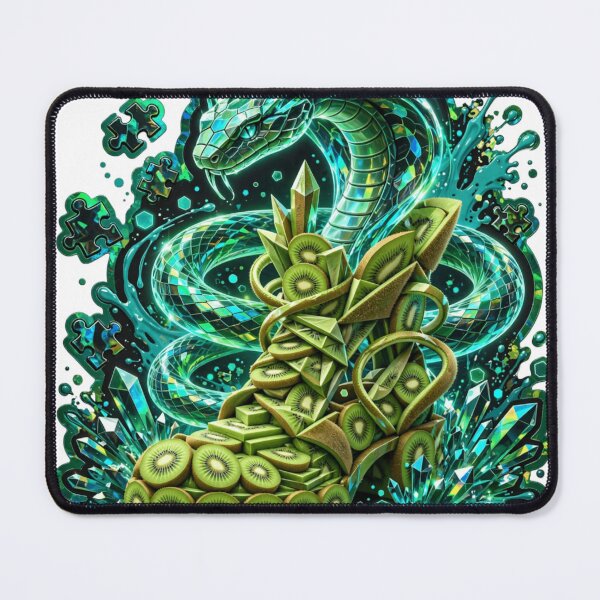 Item preview, Emerald Kiwi Cobra Fantasy Footwear Sticker designed and sold by Imaginarium of Chaos falcon88 .