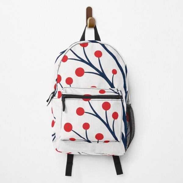 Item preview, Midnight Rowan Navy and Red Tree designed and sold by OpenFieldNotes.