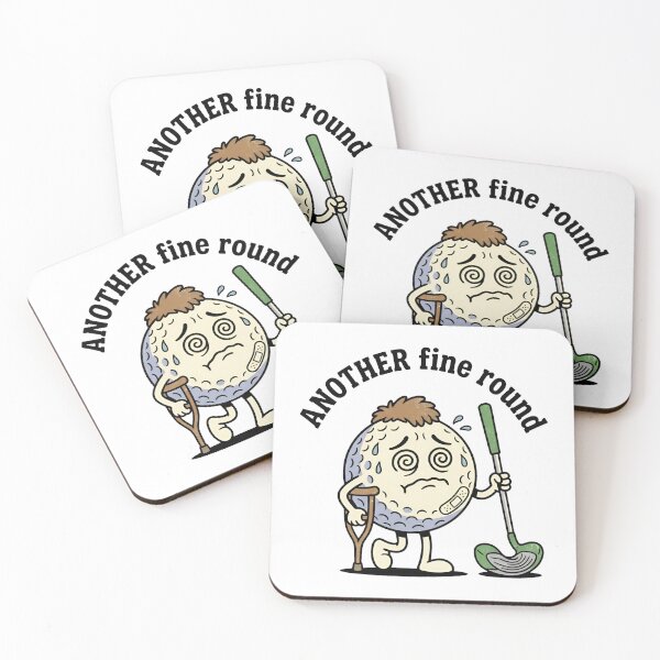 Item preview, Funny Golf Ball Another Fine Round Retro designed and sold by DuckOddity.