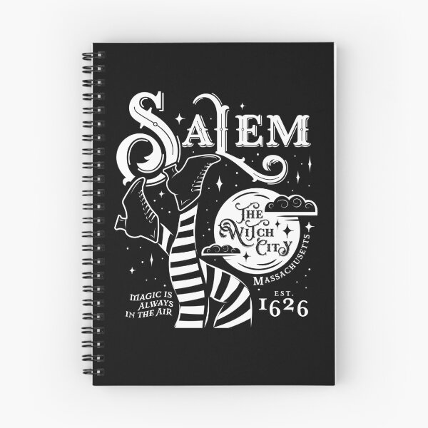 Item preview, Salem Established 1626 Logo with sexy Witch legs white color designed and sold by Jdawnink.