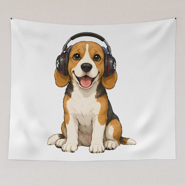 Item preview, Cute Beagle Dog Illustration | Beagle Puppy Art | Dog Lover Design designed and sold by NeutronDesign.