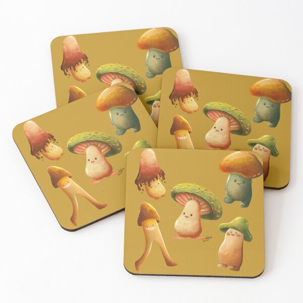 Item preview, A group of adorable magical mushrooms designed and sold by CorazonDQuetzal.