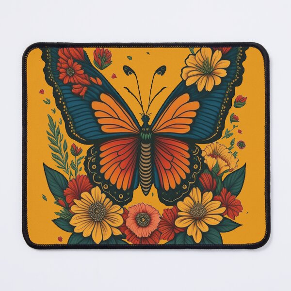 Item preview, Butterfly Floral - Tattoo Art  designed and sold by FlosArtPrintShop.