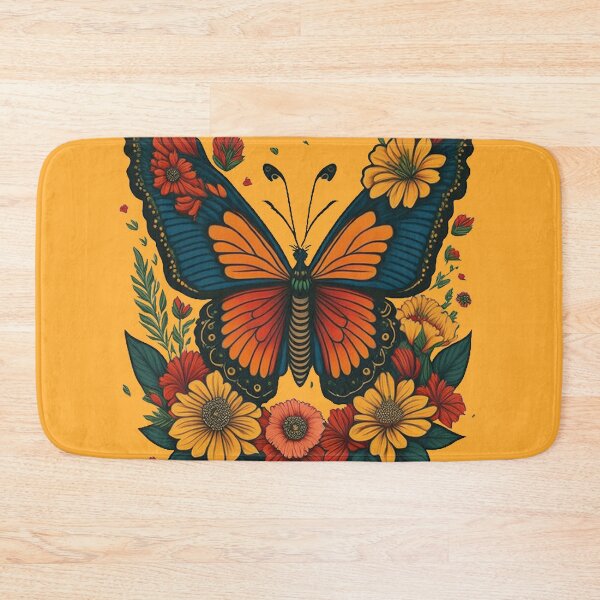 Item preview, Butterfly Floral - Tattoo Art  designed and sold by FlosArtPrintShop.