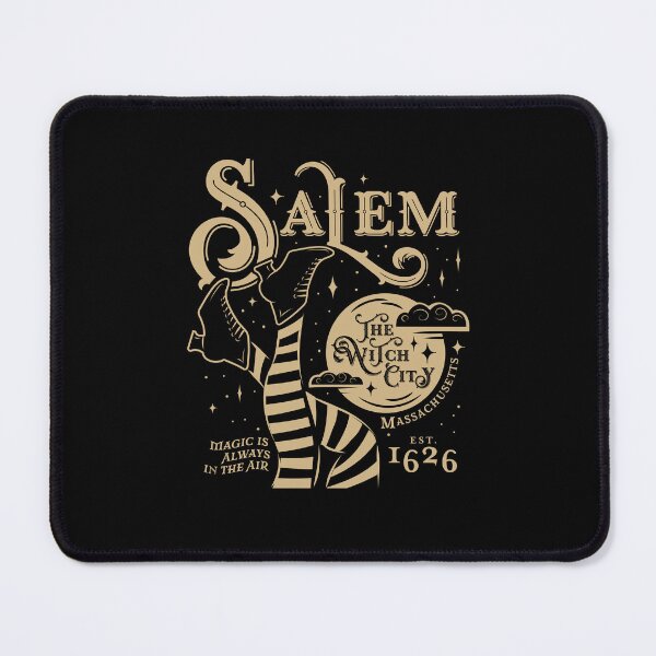 Item preview, Salem Established 1626 Logo with sexy Witch legs beige color designed and sold by Jdawnink.