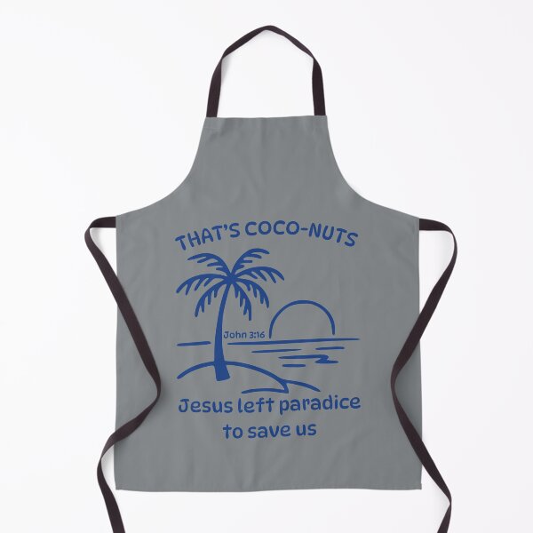 Item preview, Coconuts Jesus Saves John 316 Love Palm Tree Tropical Beach Summer Blue designed and sold by Forevermore.