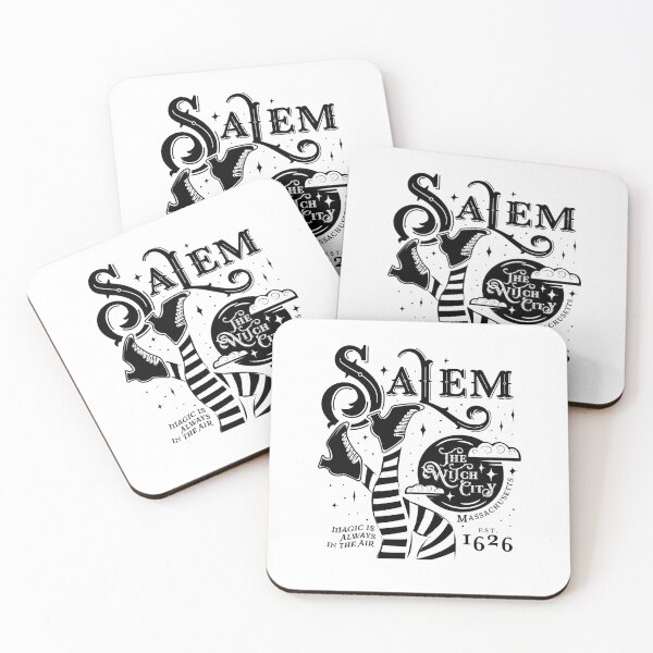 Item preview, Salem Established 1626 Logo with sexy Witch legs black color designed and sold by Jdawnink.