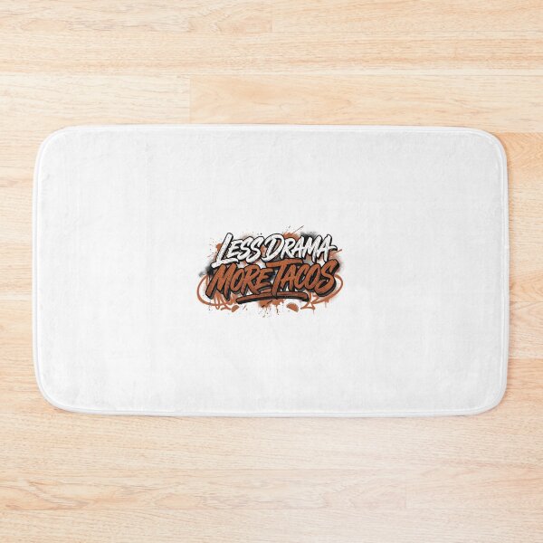 Item preview, Less Drama More Tacos Funny designed and sold by EchoWear-10M.