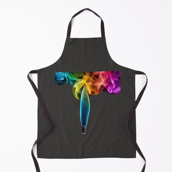 Item preview, High-Contrast Rainbow Smoke Matchstick - Colorful Abstract Ink Art designed and sold by alalame.