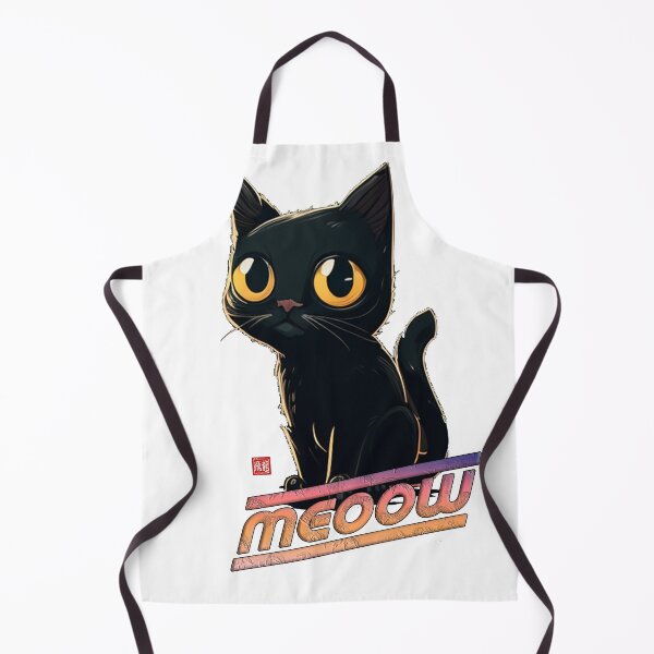 Item preview, Meow: Neon Night Guardian designed and sold by Fei Long Design Hub.