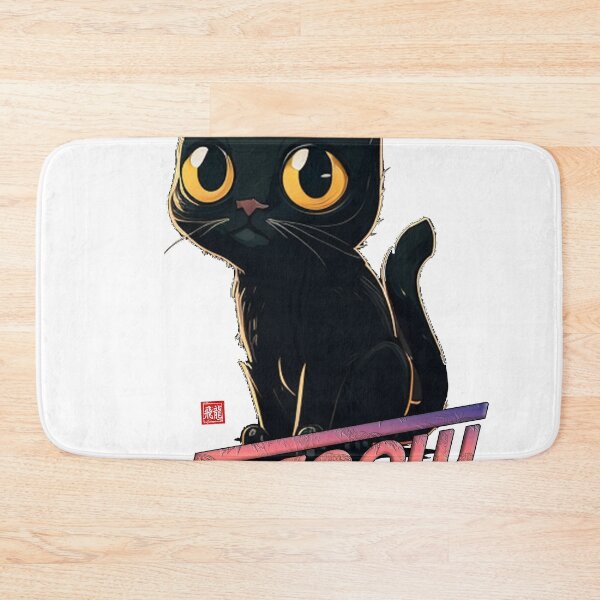 Item preview, Meow: Neon Night Guardian designed and sold by Fei Long Design Hub.