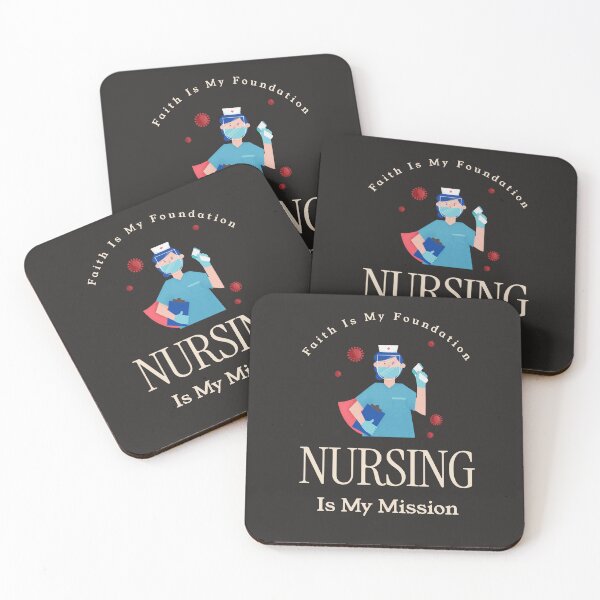Item preview, Faith Is My Foundation Nursing Is My Mission designed and sold by Venarees.