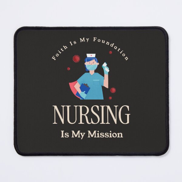 Item preview, Faith Is My Foundation Nursing Is My Mission designed and sold by Venarees.