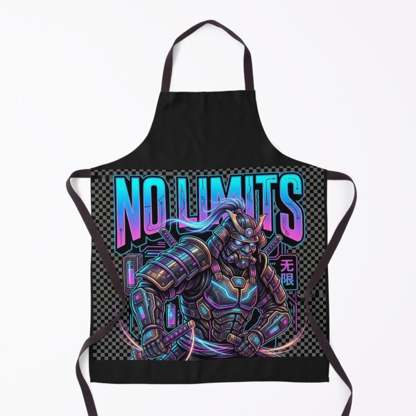 Item preview, Cyber Samurai No Limits - Futuristic Neon Streetwear Graphic designed and sold by alalame.