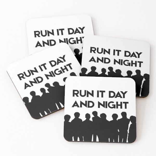 Item preview, Run It Day And Night Kpop Quote designed and sold by Hyunnibear.