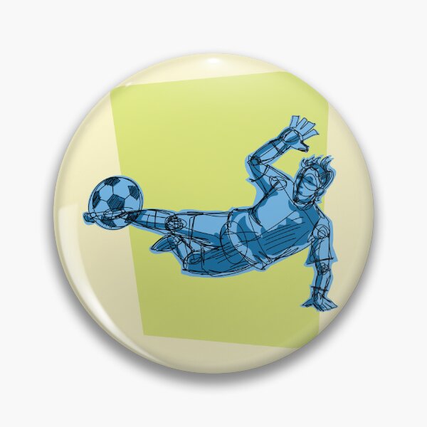 Item preview, Yes Goalkeeper with yellow background  designed and sold by missmann.
