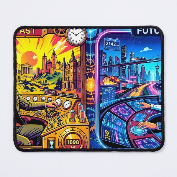 Item preview, Time Travel Chronicles: Past Steampunk vs Future Cyberpunk designed and sold by Daniela`s shop.
