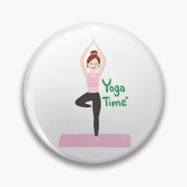 Item preview, Yoga girl sticker designed and sold by Peachyprintto.