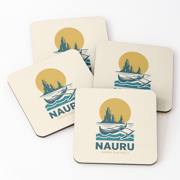 Item preview, Retro Nauru Style Minimalist Pacific Travel designed and sold by DuckOddity.