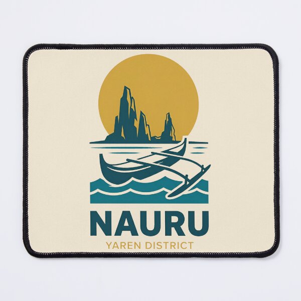 Item preview, Retro Nauru Style Minimalist Pacific Travel designed and sold by DuckOddity.