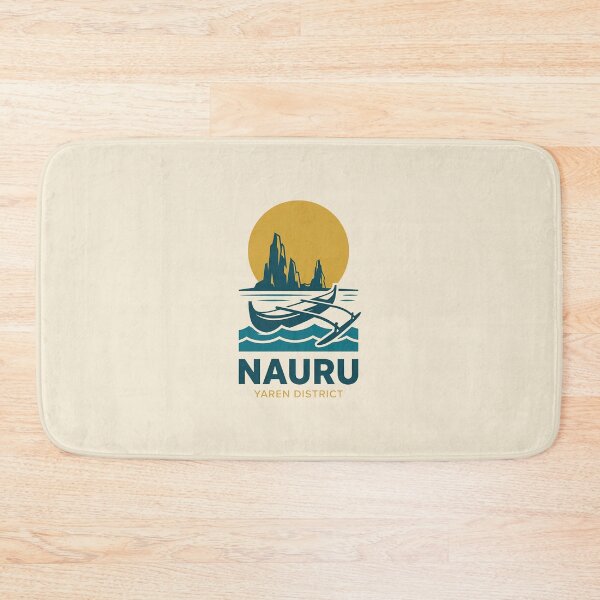 Item preview, Retro Nauru Style Minimalist Pacific Travel designed and sold by DuckOddity.