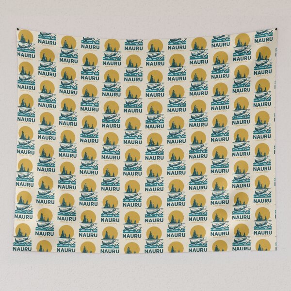Item preview, Retro Nauru Style Minimalist Pacific Travel designed and sold by DuckOddity.