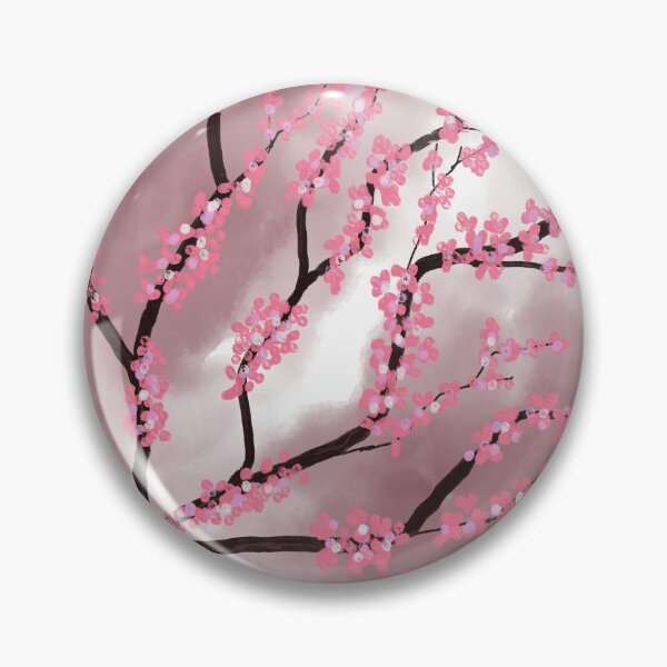 Item preview, Blush Sakura Bloom | Cherry Blossom Branch Digital Painting designed and sold by GemniShop.