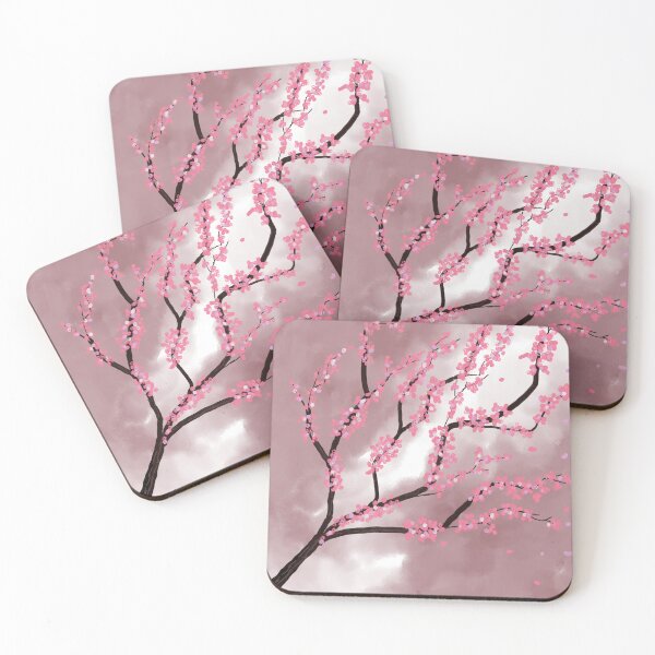 Item preview, Blush Sakura Bloom | Cherry Blossom Branch Digital Painting designed and sold by GemniShop.