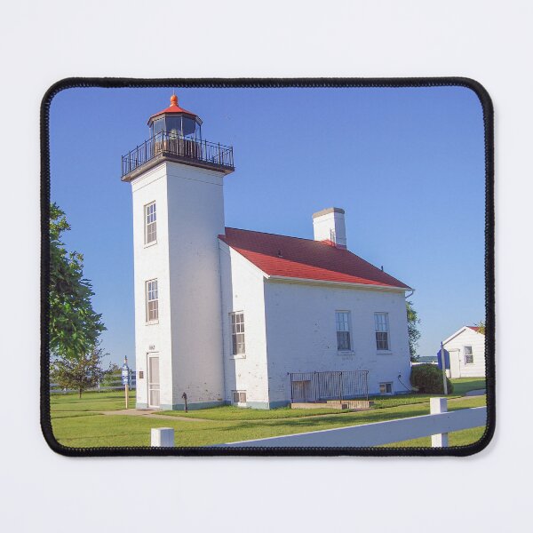 Item preview, Sand Point Lighthouse, Escanaba, Michigan designed and sold by Catherine Sherman.