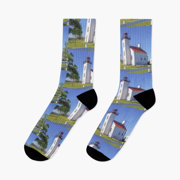 Item preview, Sand Point Lighthouse, Escanaba, Michigan designed and sold by Catherine Sherman.