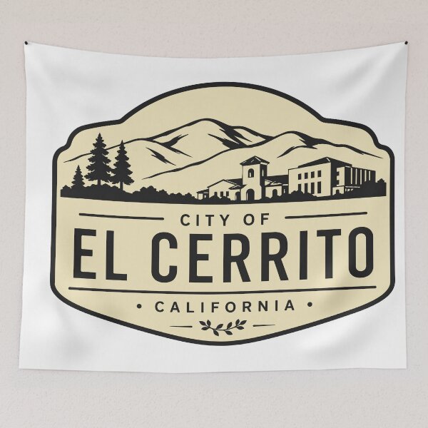 Item preview, City of El Cerrito Vintage Sticker | California | Retro Badge designed and sold by PIXEL POP DESIGNS - Beyond the Norm!.