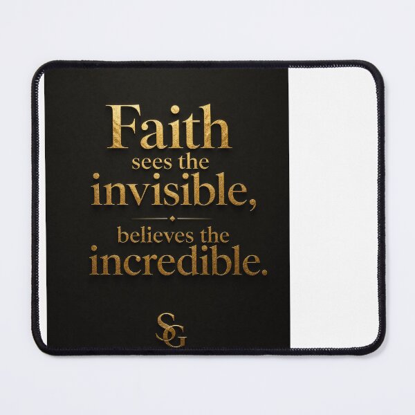 Item preview, SilentGold Faith Collection quote designed and sold by SilentGold.