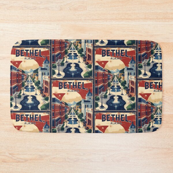 Item preview, Bethel Alaska 1950s USA Vintage Travel Tourism designed and sold by TravelersGems.