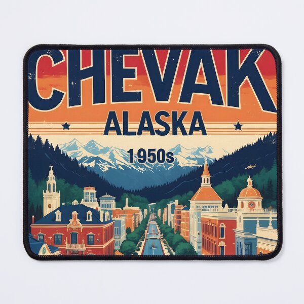 Item preview, Chevak Alaska 1950s USA Vintage Travel Tourism designed and sold by TravelersGems.