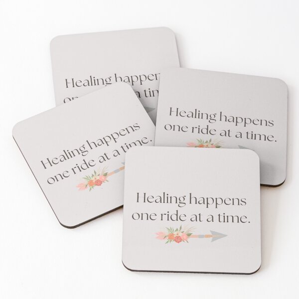 Item preview, Healing Happens One Ride at a Time designed and sold by 3Hoofprints.