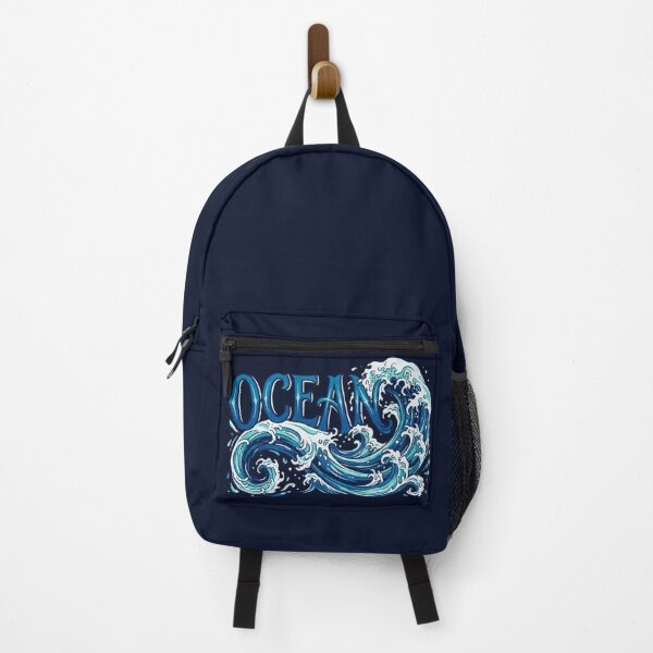 Item preview, Ocean Typography Waves – Artistic Sea Design designed and sold by Dogandesighn.