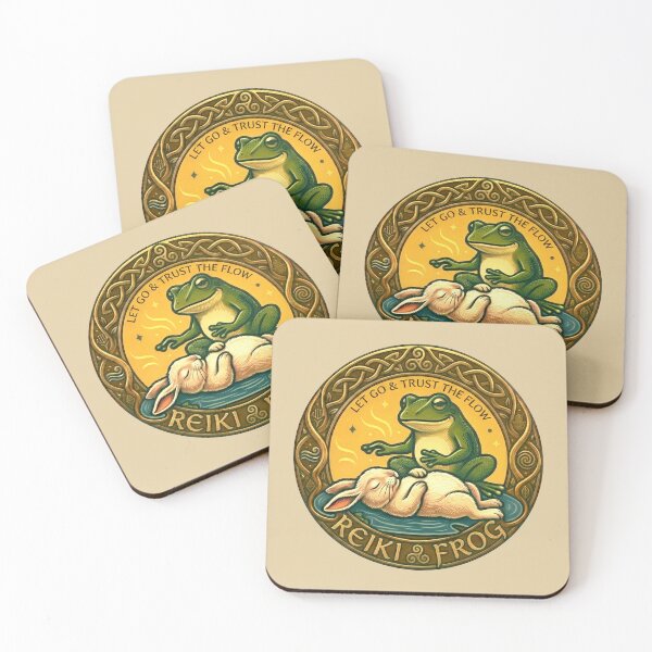 Item preview, Reiki Frog: The Flow designed and sold by Finding Source Designs.