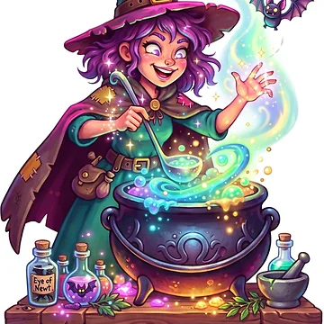 Artwork thumbnail, witch by PP&RAINBOW SHOP