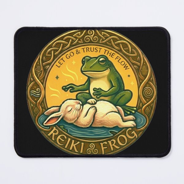 Item preview, Reiki Frog: The Flow designed and sold by Finding Source Designs.