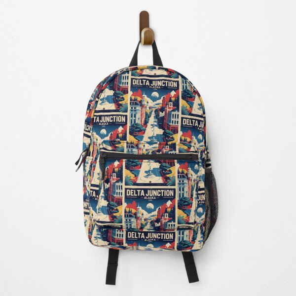 Item preview, Delta Junction Alaska 1950s USA Vintage Travel Tourism designed and sold by TravelersGems.