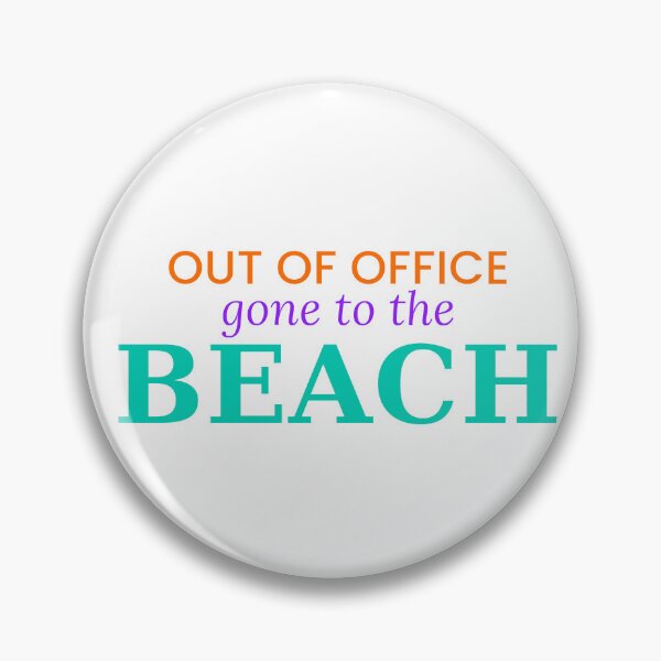 Item preview, Out Of Office Gone To The Beach Funny Summer Tee designed and sold by 7Four1 Designs.