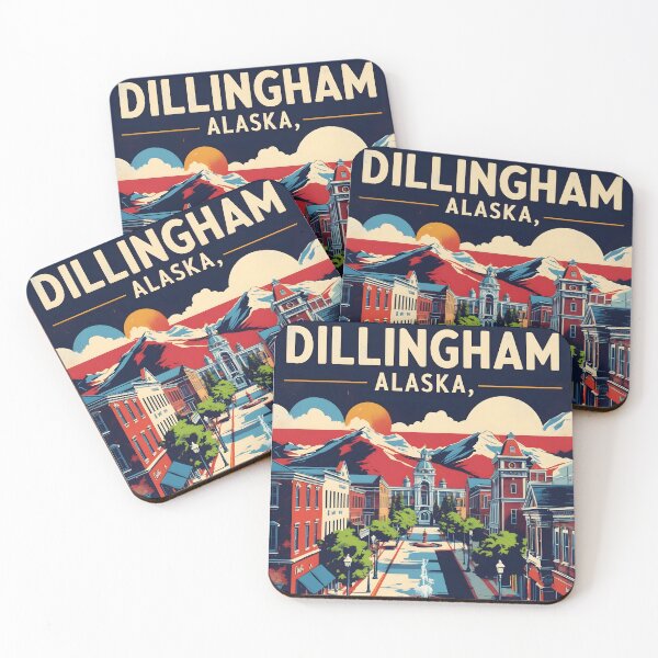 Item preview, Dillingham Alaska 1950s USA Vintage Travel Tourism designed and sold by TravelersGems.