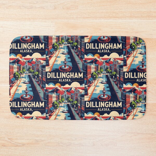 Item preview, Dillingham Alaska 1950s USA Vintage Travel Tourism designed and sold by TravelersGems.