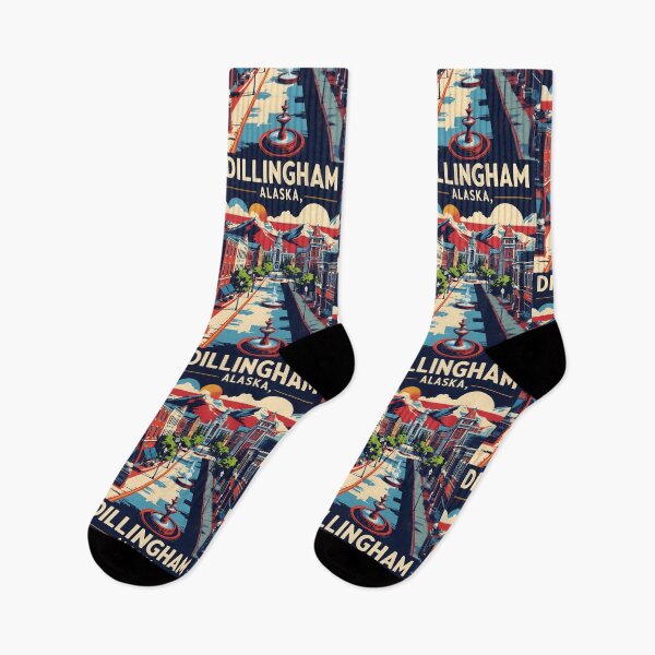 Item preview, Dillingham Alaska 1950s USA Vintage Travel Tourism designed and sold by TravelersGems.
