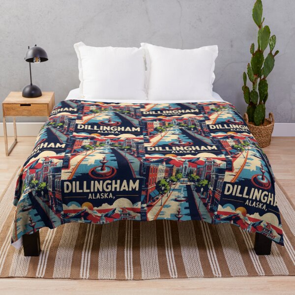 Item preview, Dillingham Alaska 1950s USA Vintage Travel Tourism designed and sold by TravelersGems.