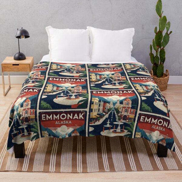 Item preview, Emmonak Alaska 1950s USA Vintage Travel Tourism designed and sold by TravelersGems.