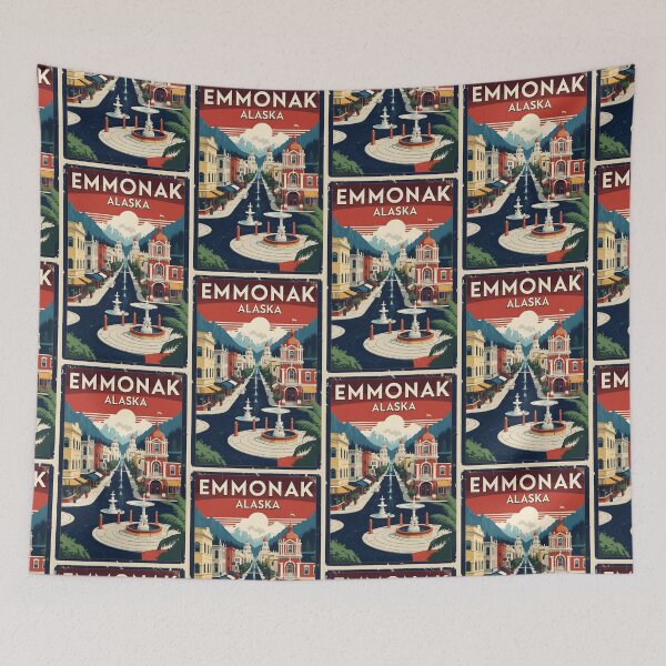 Item preview, Emmonak Alaska 1950s USA Vintage Travel Tourism designed and sold by TravelersGems.